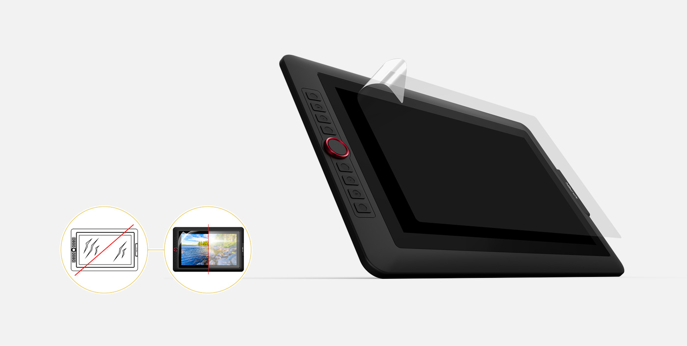 Artist 15.6 Pro graphics monitor with Screen Protector