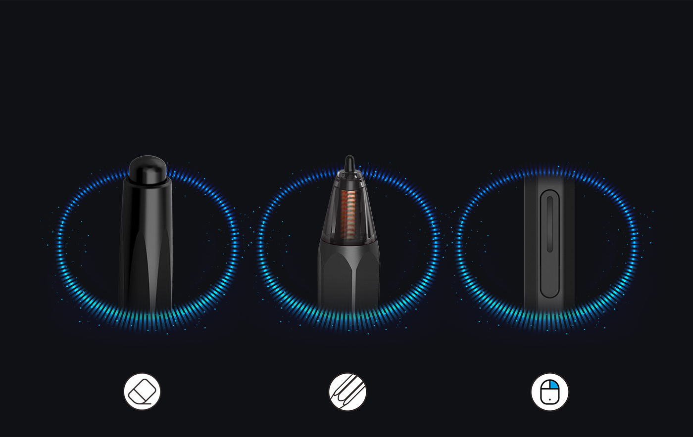 Advanced P06 passive pen for Artist 12 drawing monitor